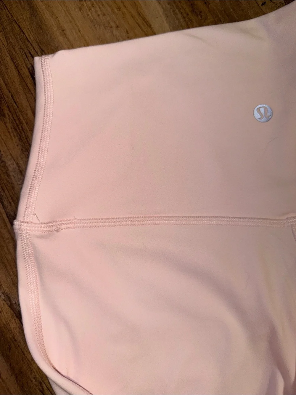 Lululemon light baby pink matching set